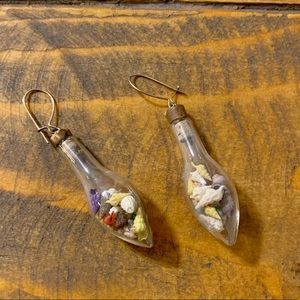 3/$20 Wish in a Bottle Seashell Nautical Earrings